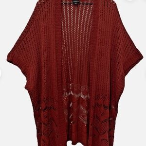 NEW - Torrid Open Stitch Cardigan Poncho Sweater